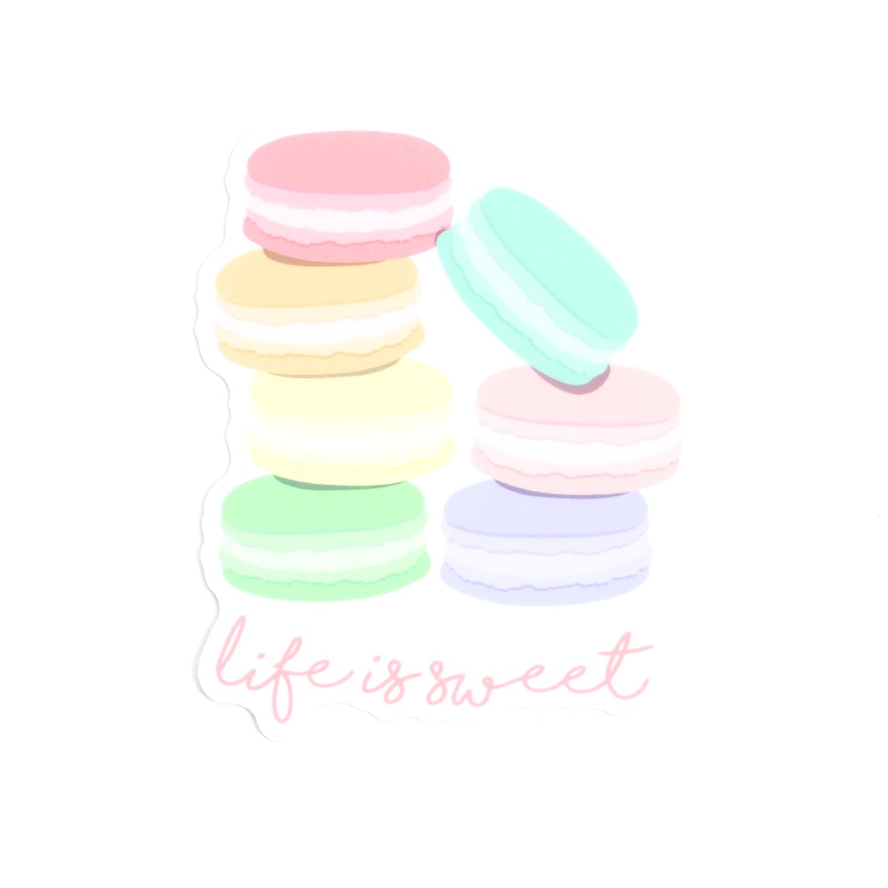 Stickers Northwest, Stickers, Art & School, 3", Macarons Life Is Sweet, 632542